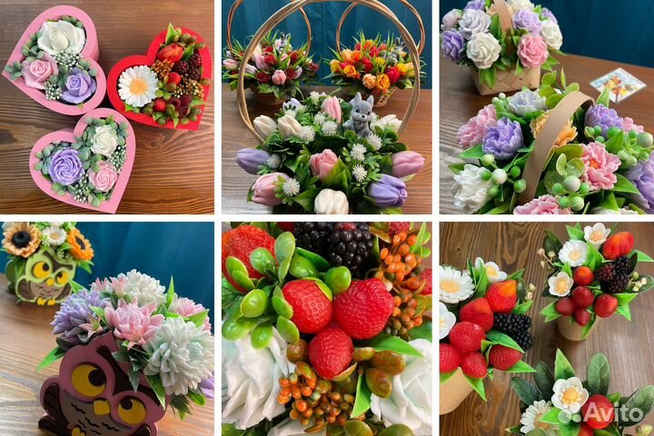 Букеты композиции цветы из мыла подарки