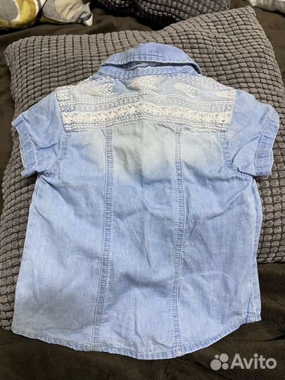 Рубашка для девочки джинсовая reserved