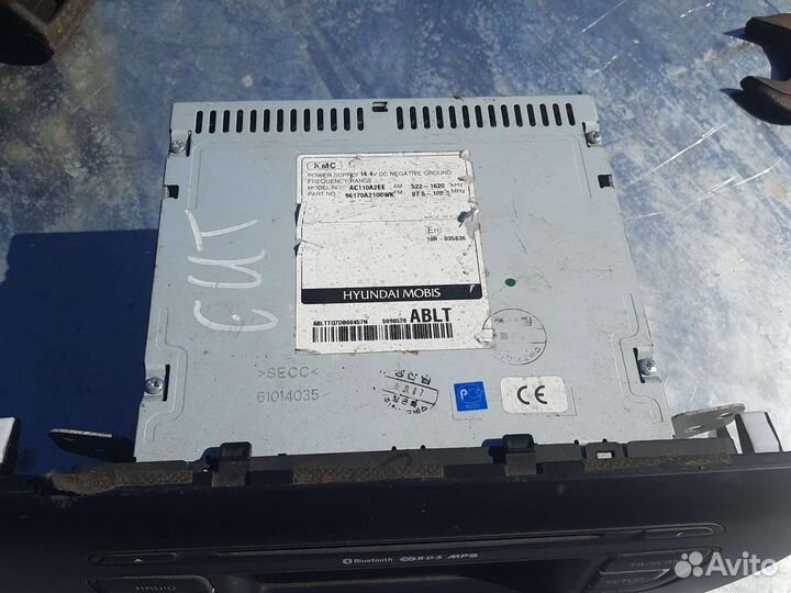 Штатная магнитола Киа Сид 2 JD