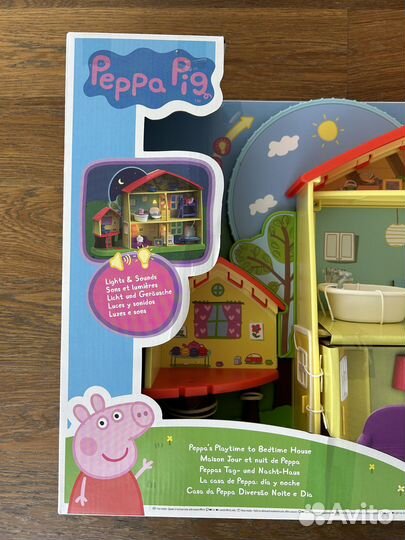 Новый большой домик Hasbro Peppa Pig со светом