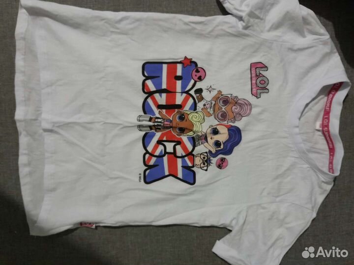 Футболка детская для девочки на рост 134см