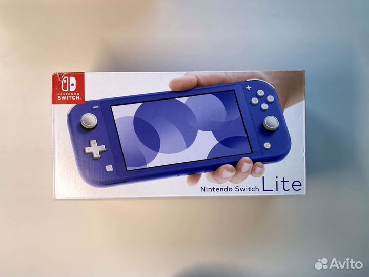 Новая Nintendo switch lite синяя 128 gb прошитая