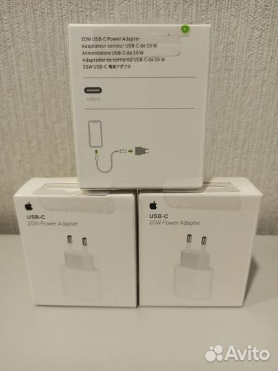 Блок питания зарядка apple 20w USB-C