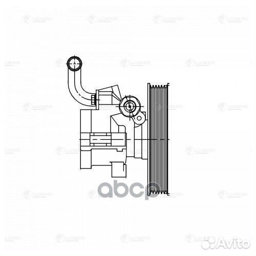 Насос гур для а/м Chevrolet Lacetti (04) /Capti