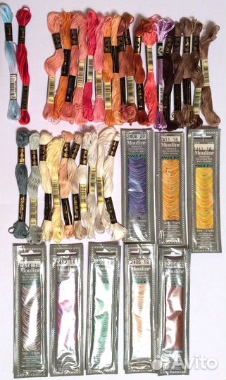 Нитки мулине DMC, Anchor, Madeira