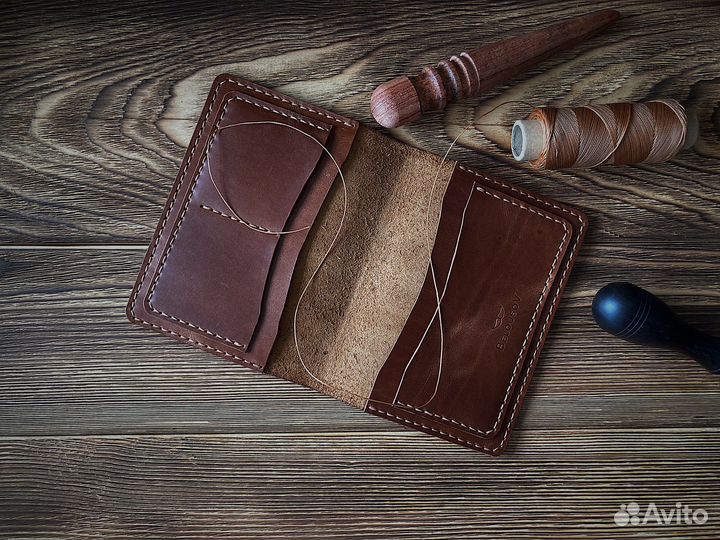 Обложка на паспорт ручной работы