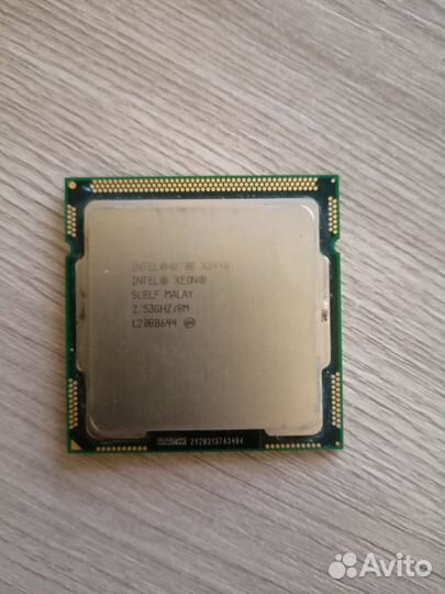 Процессор xeon x3440