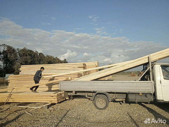 Доска обрезная 25х100х3000 мм, т/у