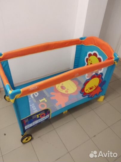 Манеж кровать раскладной