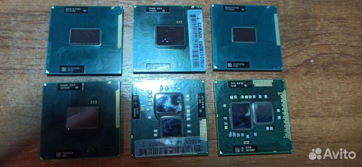 Процессоры intel для ноутбуков