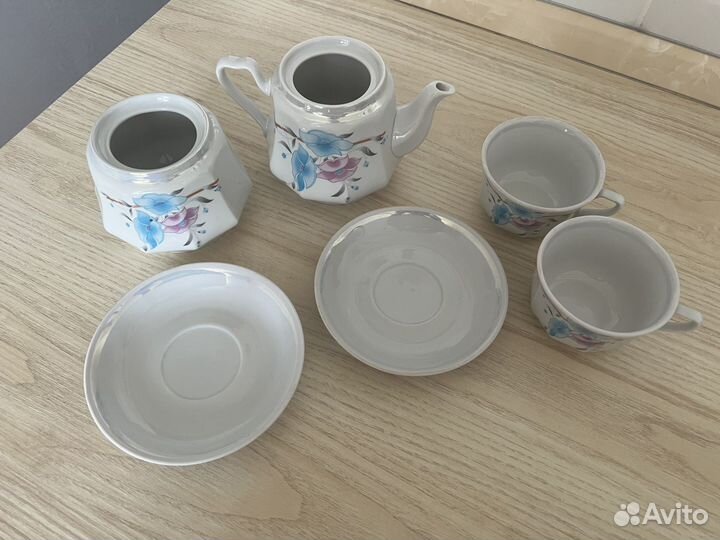 Чайная пара СССР сумский фарфор сервиз