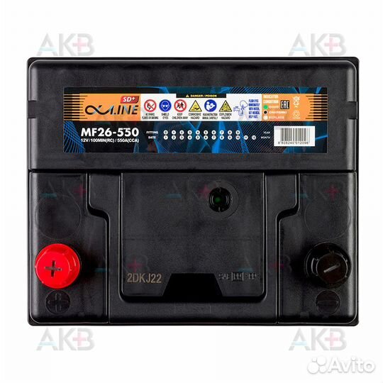 Аккумулятор автомобильный Alphaline SD 26-550 50L