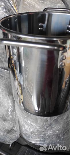 Кастрюля нержавейка 11 л трс дно несорт