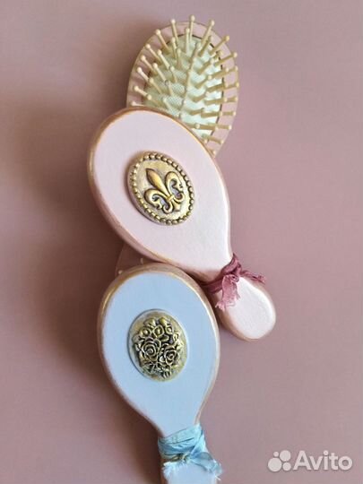 Расчёска деревянная массажная, ручная работа
