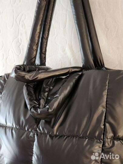 Сумка шопер дутая