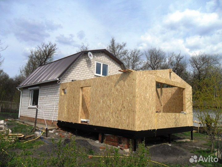 Бригада строитель домов и ремонт пристроек