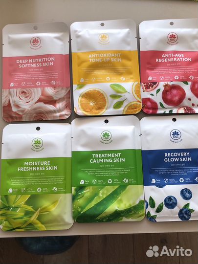 Корейские маски для лица