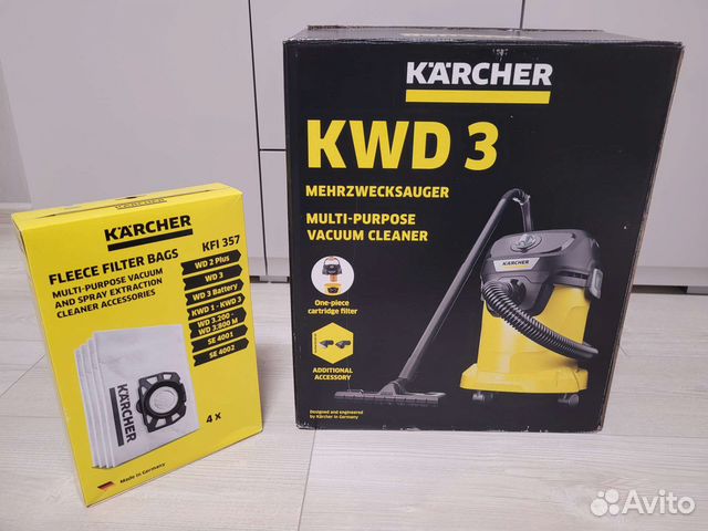 Новый пылесос Karcher K WD 3 Suc