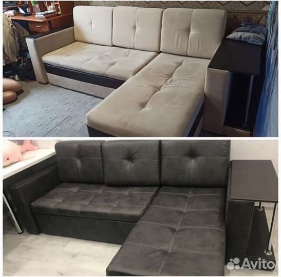 Перетяжка мягкой мебели