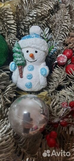 Ватные игрушки на елку