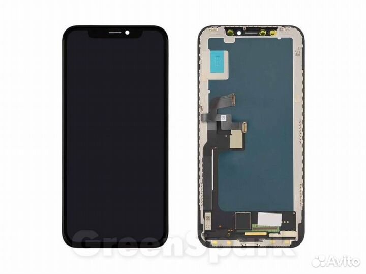 Дисплей для iPhone X +тач черный с рамкой Premium