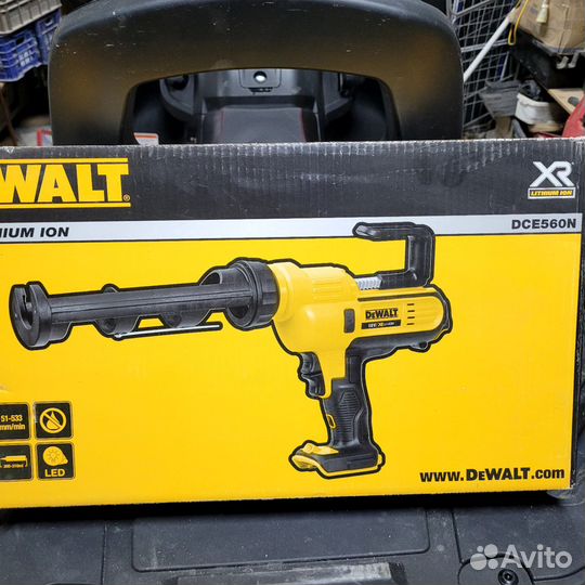 Пистолет для герметика dewalt