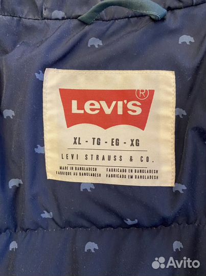 Мужской пуховик Levis (оригинал) в хор. состоянии