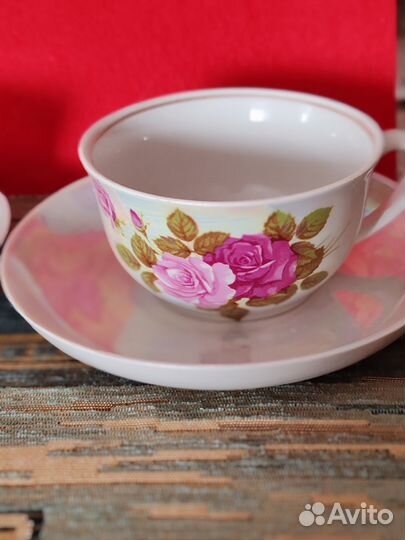 Чайные пары Первомайский фарфоровый завод