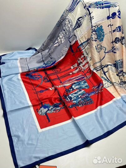 Платок Hermes 140х140см Шелк