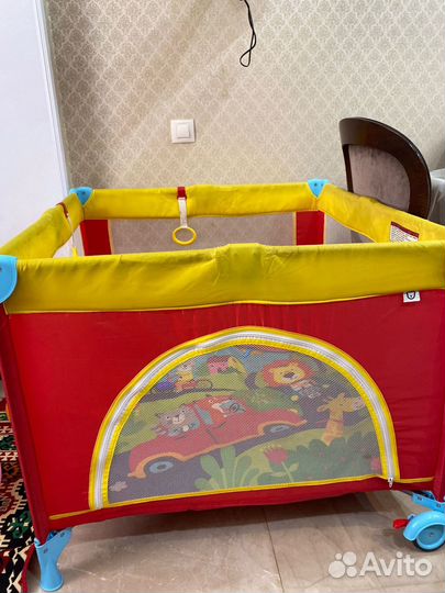 Манеж Babyton Red-Yellow