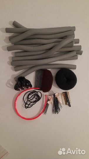 Аксессуары для волос бигуди заколки