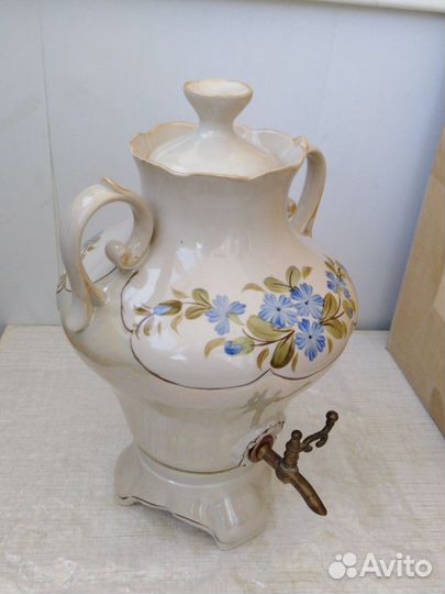 Самовар форфоровый