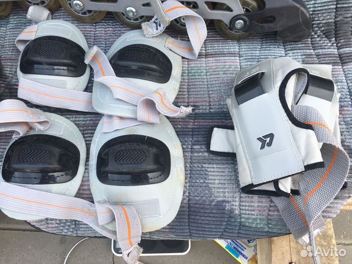 Ролики с сумкой и комплектом защиты