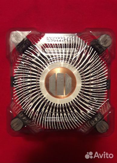 Кулер новый Intel с медным сердечником