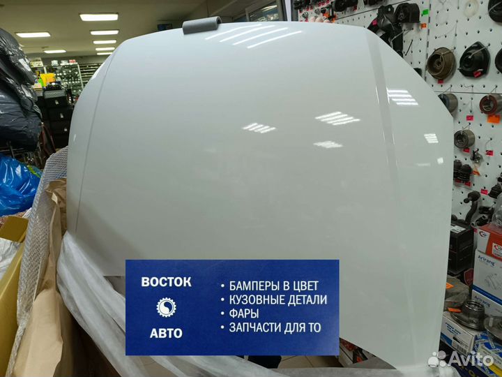 Капот на volkswagen polo 2015 белый LC9A