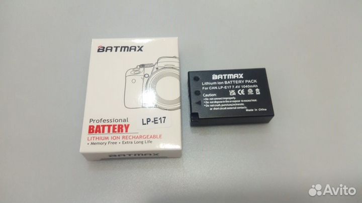 Batmax LP-E17 аккумулятор (аналог Canon LP-E17)