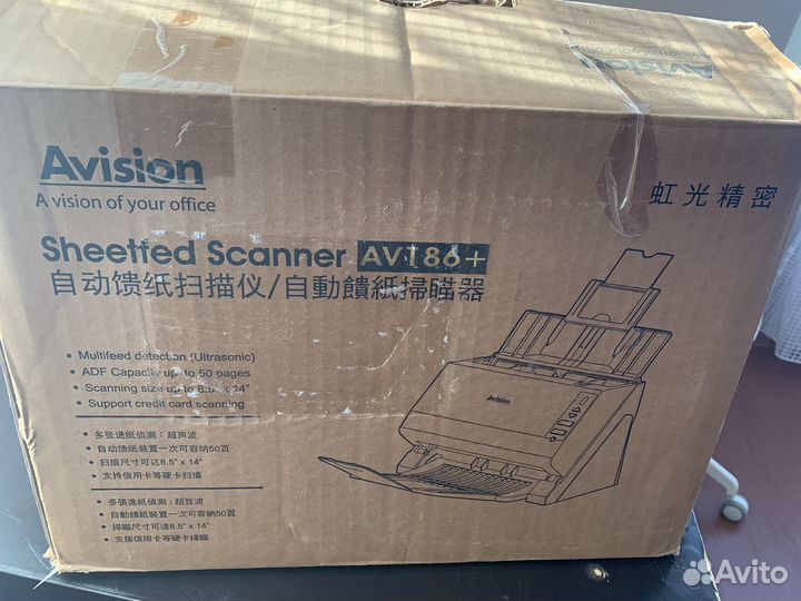 Сканер avision 186+