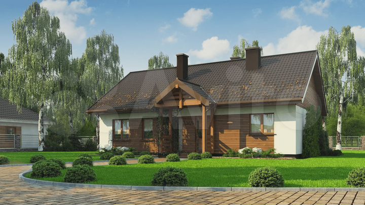 Дом 120 м² на участке 10 сот.