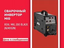Сварочный инвертор MIG real MIG 200 black (N24002N