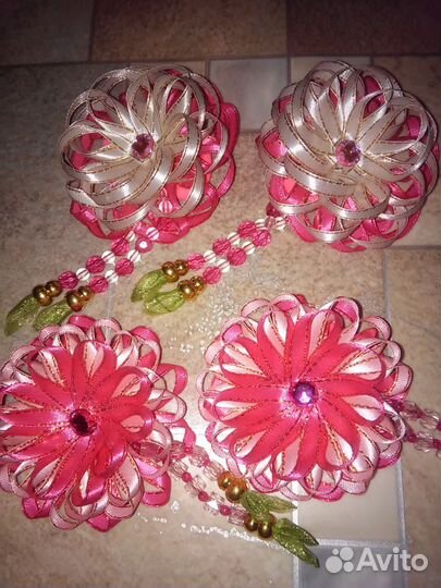 Украшения для волос (Банты на резинке)