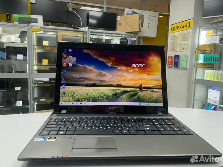 Ноутбук Acer Aspire Intel 2.1Ghz/ nvidia/ SSD 240