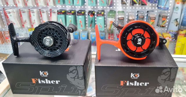 Катушка зимняя инерционная Kyoda