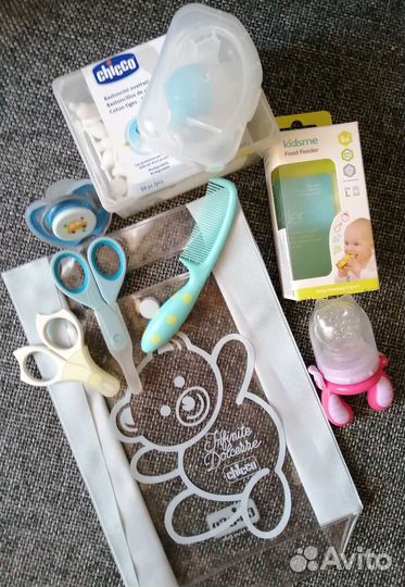 Pigeon, Chicco для гигиены малыша + ниблер