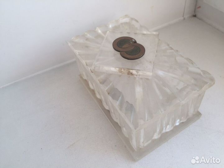 Стеклянная шкатулка СССР