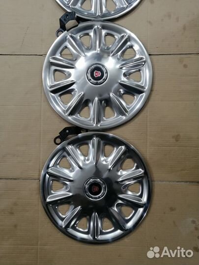 Новые колпаки газ Волга R15 хром