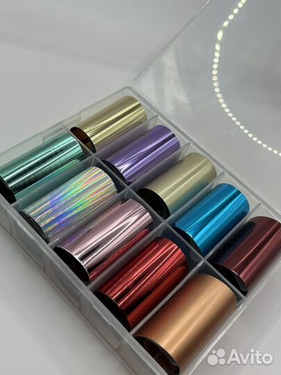 Фольга для ногтей, дизайн для ногтей