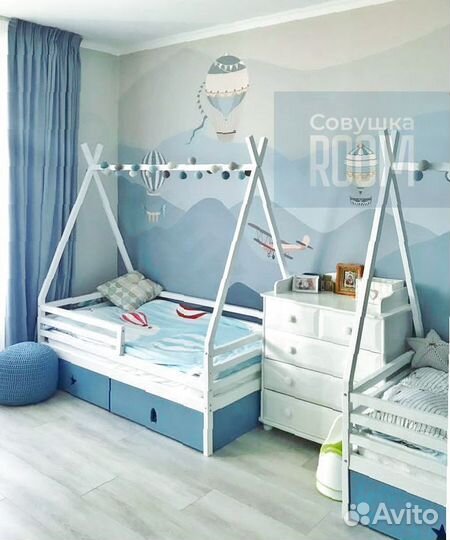 Кровать вигвам