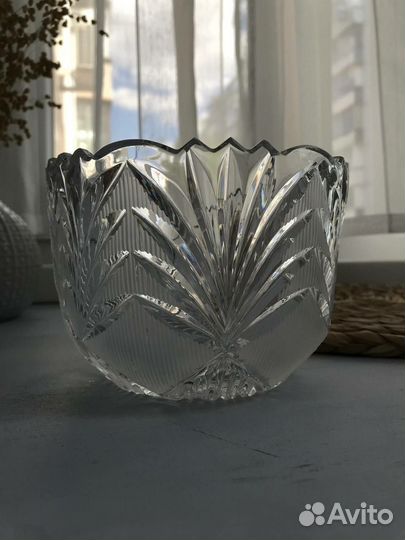 Ваза хрустальная конфетница