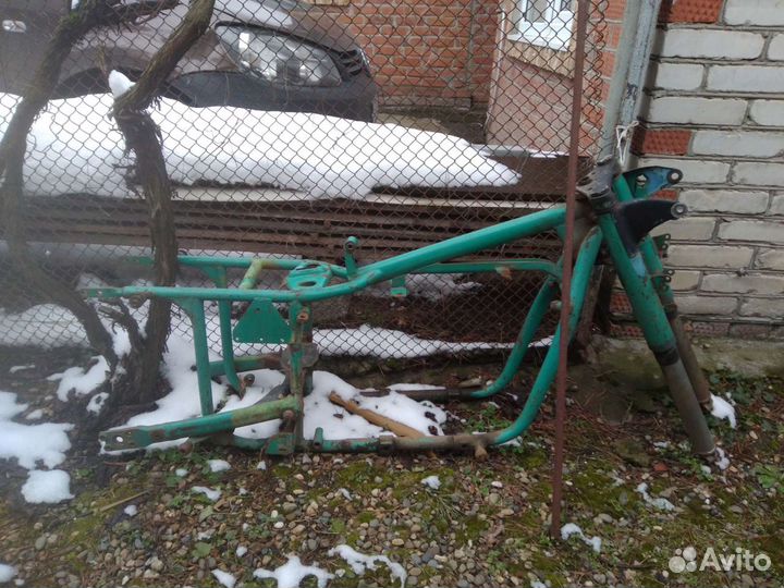 Рама мотоцикла урал м 67-36 и вилка