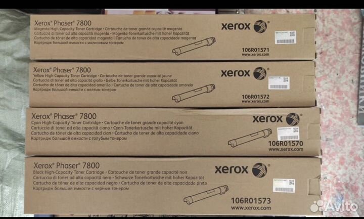 Картридж xerox 7800